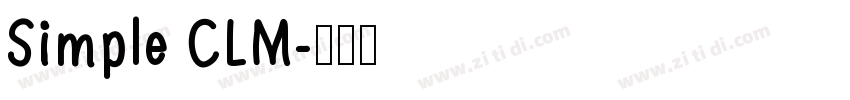 Simple CLM字体转换